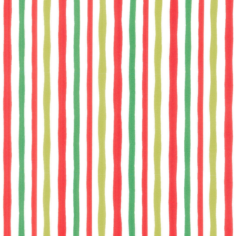 How the Grinch Stole Christmas - Holiday Stripes Holiday Yardage Primary Image