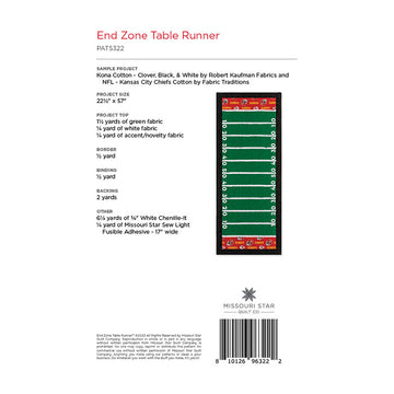 End Zone Table Runner by Missouri Star Alternative View #1