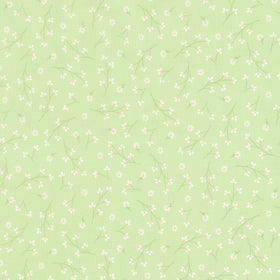 Kimberbell Basics - Pretty Petals Green Yardage Primary Image