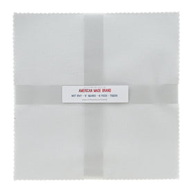 American Made Brand Cotton Solids Misty Gray 10" Squares Primary Image