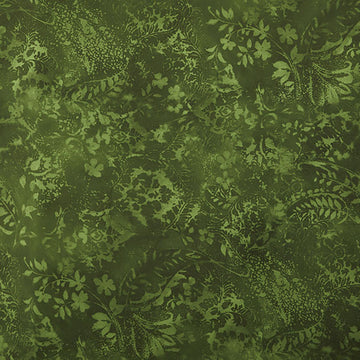 Beautiful Backings - Vintage Damask Green 108" Wide Backing Primary Image