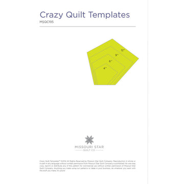Crazy Quilt Template Set and How-To Pattern Bundle Alternative View #2