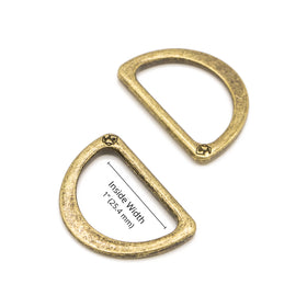ByAnnie 1" D-Ring Antique Brass - Set of Two Primary Image