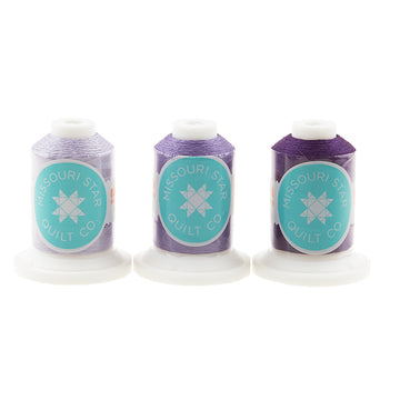 Missouri Star Purples 50 Wt Cotton Thread Stash Builder 3 Pack Primary Image