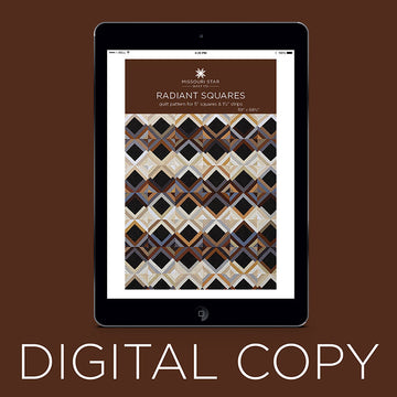 Digital Download - Radiant Squares Quilt Pattern by Missouri Star Primary Image