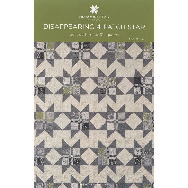 Disappearing 4 Patch Star Quilt Pattern by Missouri Star