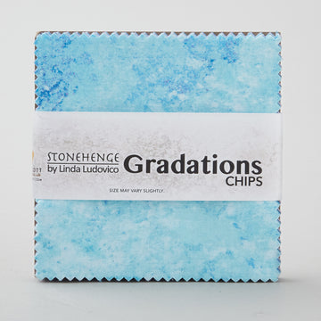 Stonehenge Gradations II - Crystal Chips (5" squares) Alternative View #1