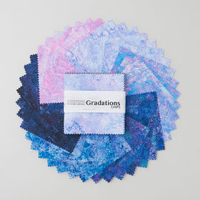Stonehenge Gradations II - Twilight Chips (5" squares) Primary Image