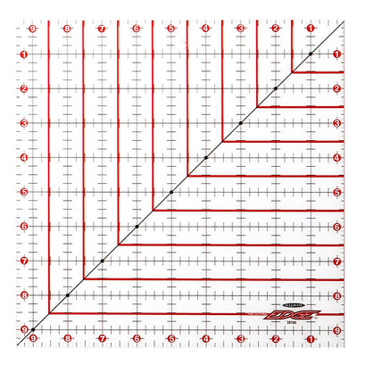 Cutting Edge Sharpening Edge Ruler 9.5"x 9.5"