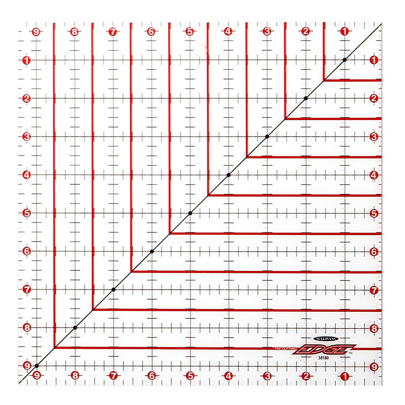Cutting Edge Sharpening Edge Ruler 9.5"x 9.5" Primary Image
