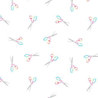 Make - Snip Snip White Yardage