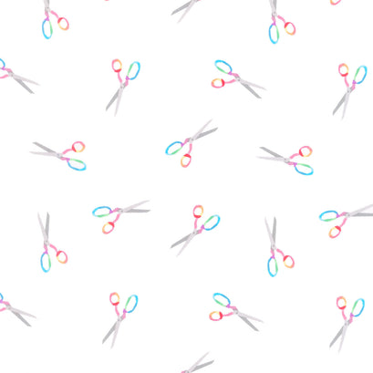 Make - Snip Snip White Yardage