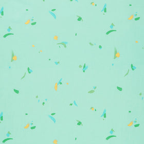 Brushy - Specks Aquamarine Metallic Yardage Primary Image