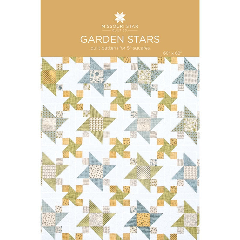 Garden Stars Quilt Pattern by Missouri Star