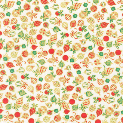 Holiday Charms - Ornaments Holiday Metallic Yardage