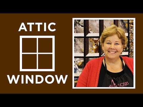 Digital Download - Attic Window Panel Quilt Pattern by Missouri Star