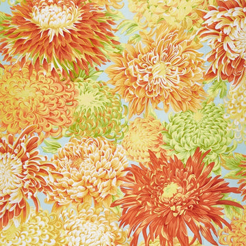 Kaffe Classics - Citrus Japanese Chrysanthemum Yellow Yardage