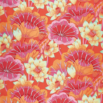Kaffe Classics - Lipstick Lake Blossoms Magenta Yardage