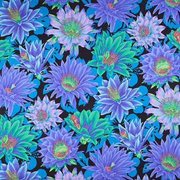 Kaffe Fassett Collective - February 2021 Cool Cactus Flower Cool Yardage