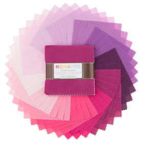 Kona Cotton - Wildberry Palette Charm Pack