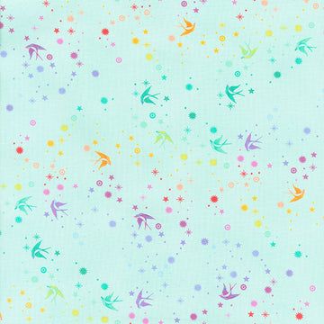Tula Pink's True Colors - Fairy Dust Mint Yardage Primary Image