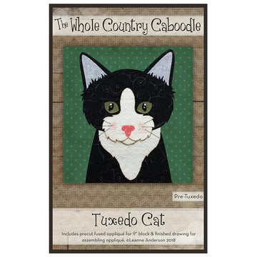 Tuxedo Cat Precut Fused Appliqué Pack