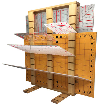Wooden Ruler Rack Alternative View #2