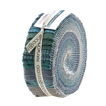 Woolies Flannel Stormy Seas 2.5" Strips
